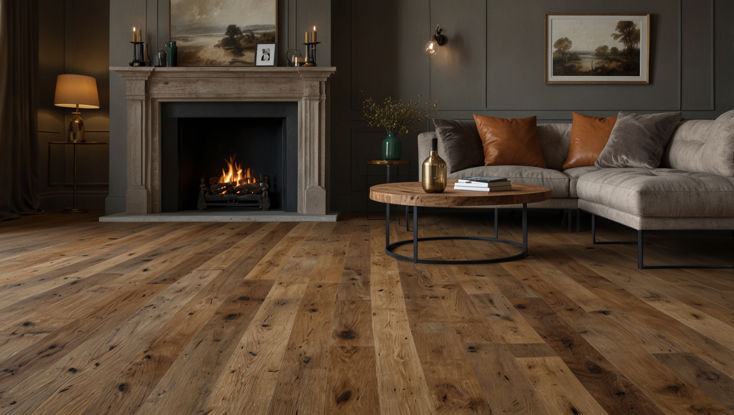 Wide plank engineered wood flooring installation in Mokena IL for modern homes and businesses