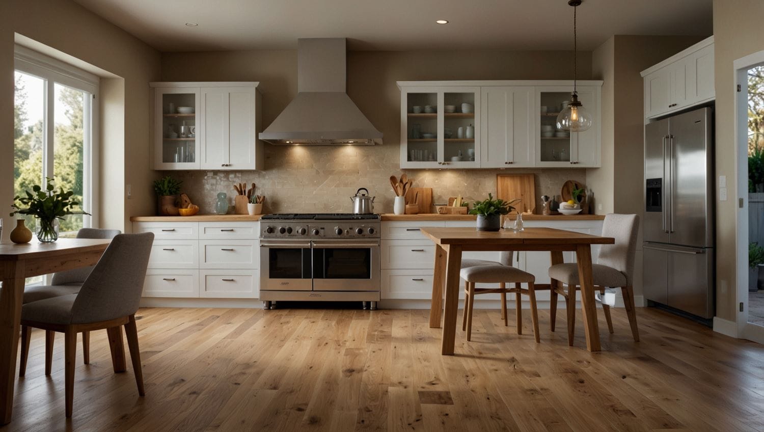 Engineered wood flooring professionally installed by The Floor 4U in Mokena, IL. Durable, stylish, and expertly crafted.