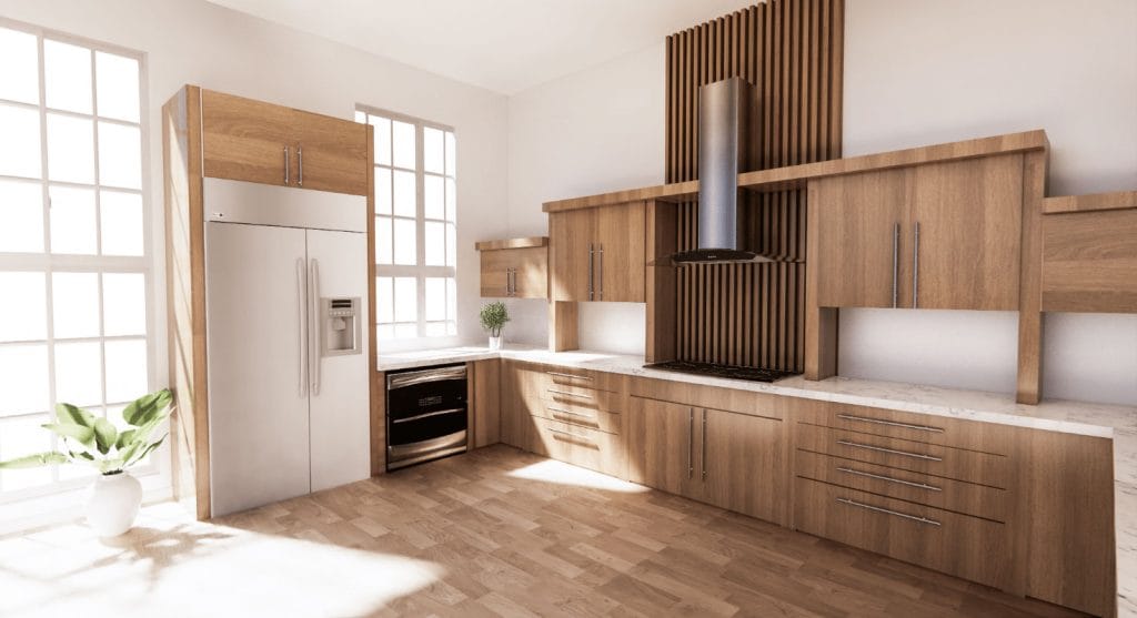 matching kitchen cabinets and countertops