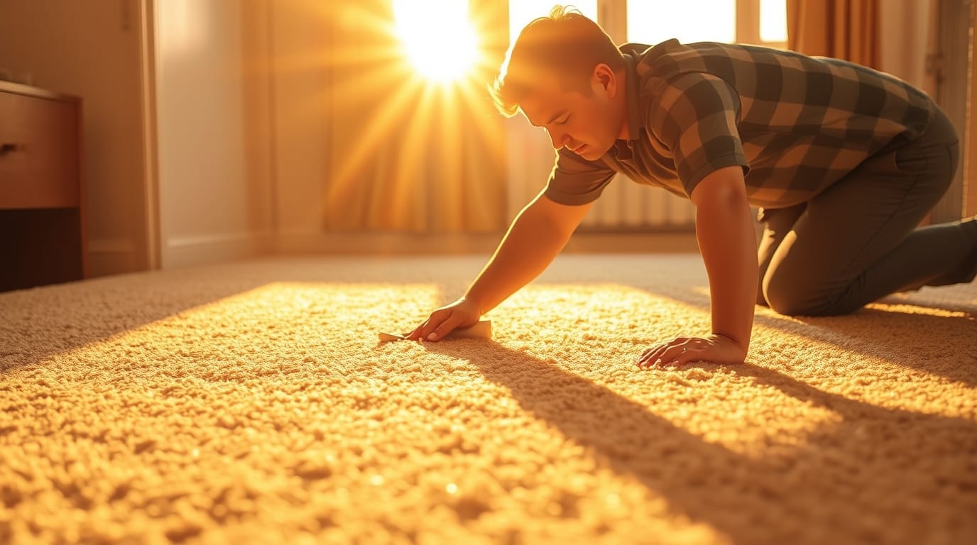 Professional carpet installation by The Floor 4U in Mokena, IL. Clean lines, expert fit, and durable comfort for residential flooring.