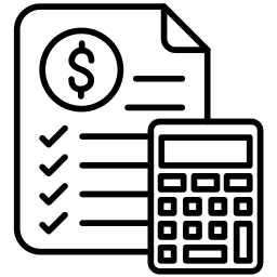 Budget icon used by The Floor 4U in Frankfort, IL. Represents affordable flooring options, pricing estimates, or financing services.