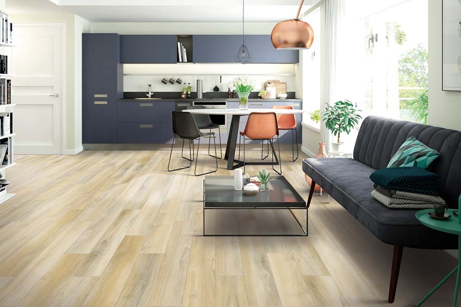 Luxury vinyl plank flooring installed by The Floor 4U in Frankfort, IL. Waterproof, durable, and ideal for modern home interiors. Coretec Flooring Mokena IL
