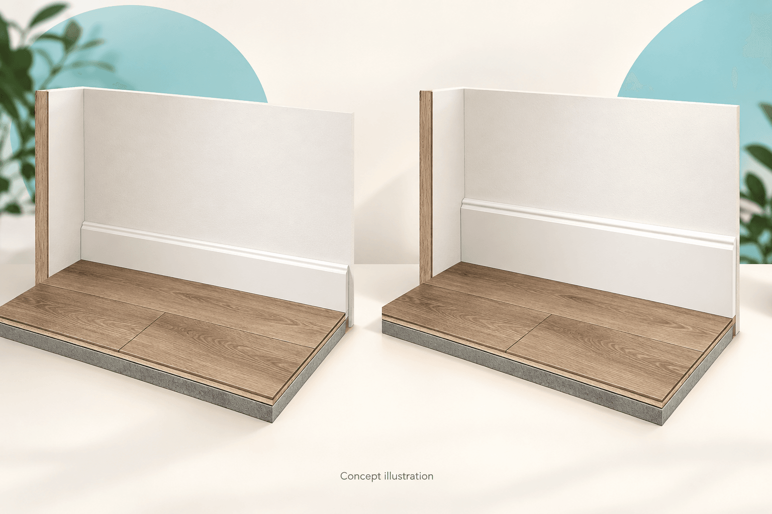 Featured image for “Choosing Baseboard Height With New Vinyl Plank Flooring”