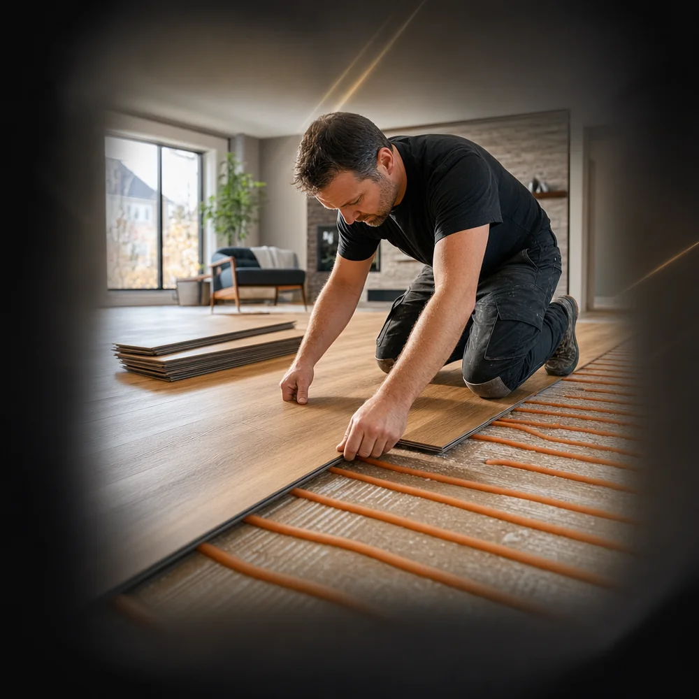 Featured image for “Can You Put LVP Flooring Over Radiant Heat? A Local Installer’s Honest Answer”